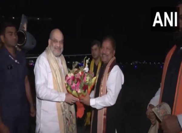 India News | Amit Shah Arrives in Patna for His Two-day Bihar Visit