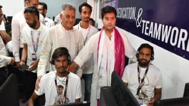 India News | Madhya Pradesh: Union Minister Jyotiraditya Scindia Inaugurates Ashoknagar's First BPO Centre