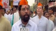 India News | Maharashtra Deputy CM Eknath Shinde Convey Greetings on Gudi Padwa, Nav Varsh
