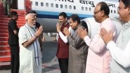 India News | Gadkari, Fadnavis Recieve PM Modi at Nagpur Airport