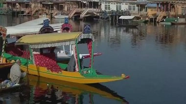 India News | Tourists Enjoy Shikara Ride and Beauty of Dal Lake Srinagar