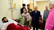 India News | J-K: LG Manoj Sinha Visits GMC Jammu, Enquires About Health of Injured Police Personnel