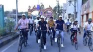 Sports News | Sports Minister Mandaviya, Kerala CM Pinarayi Vijayan Lead Fit India Sundays on Cycle Event Across Nation