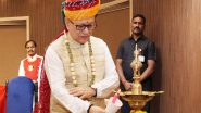 India News | Hyderabad: Governor Jishnu Dev Varma Graces Rajasthan Foundation Day, Praises Heritage, Unity