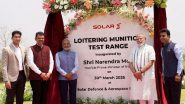 India News | PM Modi Visits Solar Defence Facilties in Nagpur, Launches Loitering Munition Test Range, MALE Drone Runway