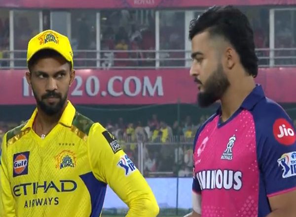 Sports News | IPL 2025: CSK Win Toss, Put Rajasthan Royals to Bat; Shankar, Overton Feature in Super Kings Playing XI
