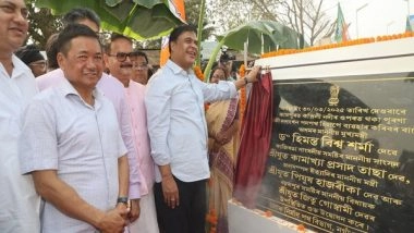 India News | Assam CM Dedicates Kampur Railway Overbridge and Restored Kapili River Bridge to Public