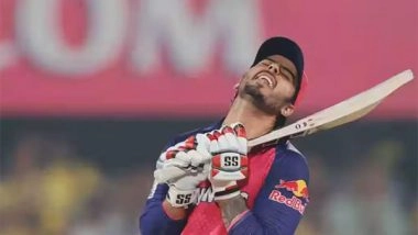 Sports News | CSK Fights Back After Nitish Rana's Blitz, Restricts Rajasthan Royals to 182/9