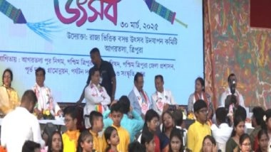 India News | Tripura CM Manik Saha Attends State-level Basanta Utsav in Agartala