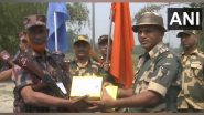 World News | West Bengal: BSF, BGB Exchange Sweets at India-Bangladesh Border on Eid-Ul-Fitr