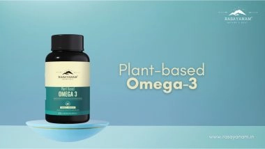 Business News | Rasayanam Introduces 100% Plant-Based Omega-3 Supplement for Vegetarians and Vegans