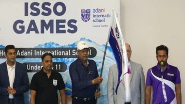 Sports News | Cricket Legend Kapil Dev Inaugurates ISSO Swimming Regional at Adani International School