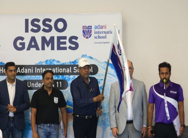 Sports News | Cricket Legend Kapil Dev Inaugurates ISSO Swimming Regional at Adani International School