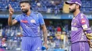 Sports News | IPL 2025: Mumbai Indians Win Toss, Put KKR to Bat