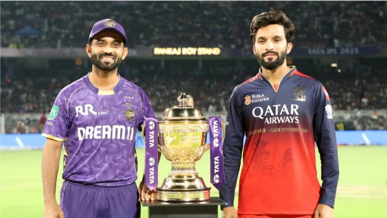 Royal Challengers Bengaluru Beat Kolkata Knight Riders by Seven Wickets in IPL 2025: Virat Kohli, Phil Salt, Krunal Pandya Power RCB to Dominant Victory Over Defending Champions | 🏏 Reportr Door