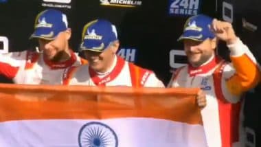 12H Mugello Car Race 2025: Ajith Back to Winning Streak, Actor's Team Placed Third (Watch Video)