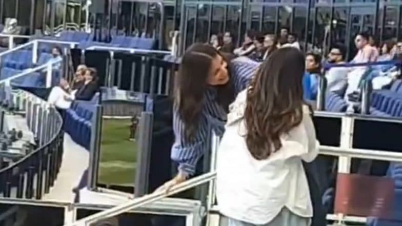 Anushka Sharma Adorably Interacts With Rohit Sharma's Baby Boy in Ritika Sajdeh's Arms During IND vs NZ ICC Champions Trophy 2025 Match in Dubai (Watch Video)