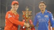 MI-W vs GG-W WPL 2025 Innings Update: Captain Harmanpreet Kaur’s Blistering 54 Runs Power Mumbai Indians to 179/6