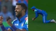 Axar Patel Takes Superb Diving Catch To Dismiss Rachin Ravindra During IND vs NZ ICC Champions Trophy 2025 Match (Watch Video)