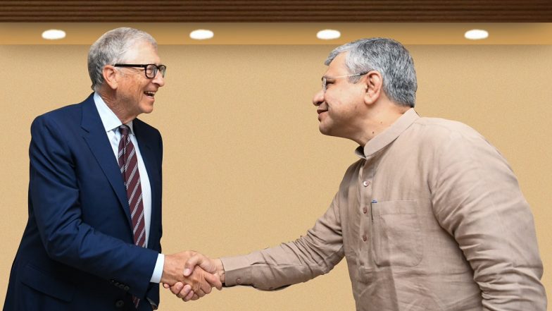 India AI Mission To Sign MoU With Bill Gates’s Gates Foundation To Revolutionize Agriculture, Healthcare, Education and Climate Change Initiatives: Union Minister Ashwini Vaishnaw