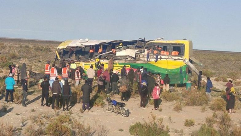 Bolivia Accident: 37 Killed, Dozens Injured in Bus Crash in Potosi Region (Watch Video)