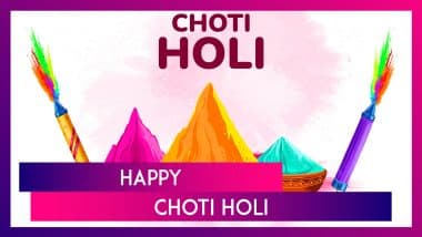 Choti Holi 2025 Wishes, Quotes, Messages and Greetings To Send on the Festival of Colours