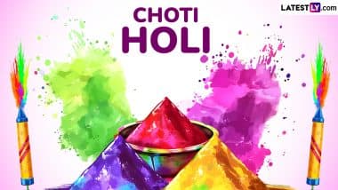 Happy Choti Holi 2025 Images, Wallpapers and Photos To Send on March 13 