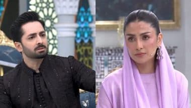 Danish Taimoor's Polygamy Comment in Front of Wife Ayeza Khan Goes Viral, Watch Video