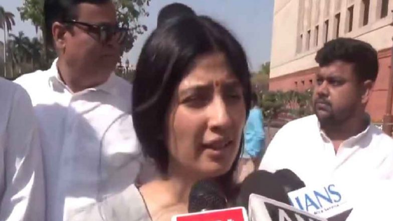 Dimple Yadav Blames BJP Govt for Attack on MP Ramji Lal Suman’s Residence