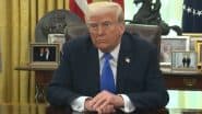 US President Donald Trump Says He’ll Pay Out of His Pocket Overtime for Formerly Stranded NASA Astronauts Butch Wilmore and Sunita Williams (Watch Video)