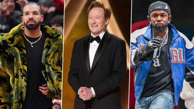 Oscars Host Conan O’Brien Makes Joke About Drake & Kendrick Lamar's Feud (Watch Video)