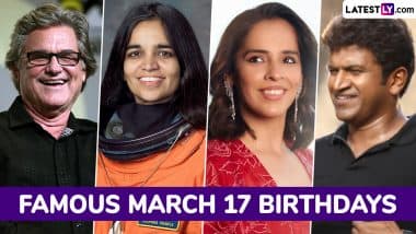 Famous Birthdays on March 17: Kurt Russell, Kalpana Chawla, Saina Nehwal and Puneeth Rajkumar – Know About Celebrities and Influential Figures Born on March 17