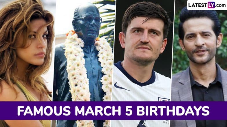 Famous Birthdays on March 5: Eva Mendes, Biju Patnaik, Harry Maguire and Hiten Tejwani – Know About Influential Figures Born on March 5