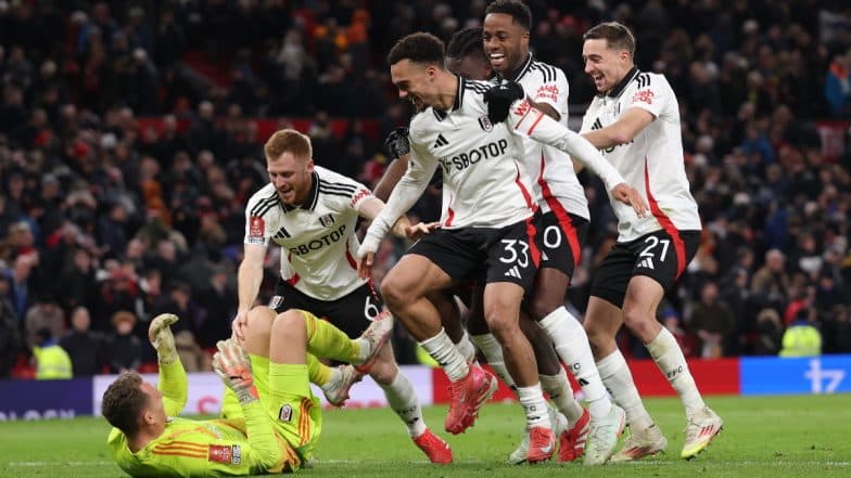 Manchester United 1 (3) - (4) 1 Fulham, FA Cup 2024-25: Red Devils Knocked Out of Competition as Marco Silva's Men Advance to Quarter-Finals With Victory on Penalties (Watch Goal Video Highlights)
