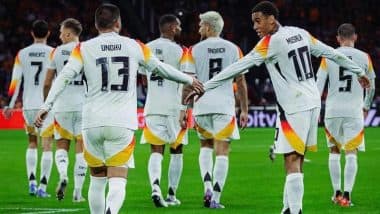 Italy vs Germany, UEFA Nations League 2024-25 Quarter-Final Live Streaming and Match Time in IST: How to Watch Free Live Telecast of ITA vs GER on TV and Online Stream Details of Football Match in India?