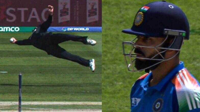 Virat Kohli Fans Flood ‘Philips’ Company’s Instagram Posts With Abuses Mistaking Account for Glenn Phillips’ After New Zealand Star’s Stunner During IND vs NZ ICC Champions Trophy 2025 Match | 🏏 Reportr Door