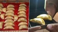 Holi 2025: Shri Gauri Sweets in UP's Gonda Introduce Luxurious Gold and Silver Gujiyas for Festival of Colours, Priced Up to INR 50,000 per Kg (Watch Video)