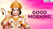 Lord Hanuman Images With Good Morning Messages: Begin Your Day Embracing Strength and Devotion With Bajrangbali HD Wallpapers, Photos, Messages and Greetings