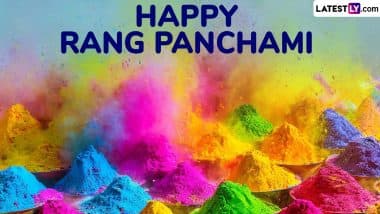 Rang Panchami 2025 Greetings and HD Images For Free Download Online: Wish Happy Ranga Panchami With These Messages, Quotes and Wallpapers To Celebrate the Festival