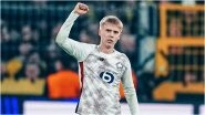 Borussia Dortmund 1&ndash;1 Lille, UEFA Champions League 2024&ndash;25 Round of 16: Hakon Arnar Haraldsson Cancels Out Karim Adeyemi's Opener As German Giants Play Out Draw in First Leg