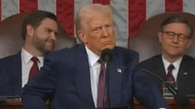 Donald Trump’s Speech to Congress: Democratic Congressman Al Green Removed From House of Representatives Chamber for Heckling US President During His Address (Watch Video)