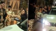 Delhi: ‘Drunk Woman’ Creates Ruckus, Engages in Heated Argument With ITBP Jawans; Viral Video Surfaces