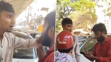 Bengaluru Road Rage: Car Driver Brutally Thrashed for Not Giving Way to Youths in BTM Layout, Suffers Injuries (Watch Video)