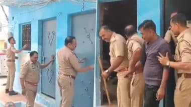 Hamirpur: Furious Over Not Getting Married, Man Creates High-Voltage Drama, Sets Own House on Fire; Arrested (Watch Videos)