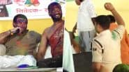 ‘Thumka Nahi Lagaoge To Suspend Kar Diye Jaoge’: RJD’s Tej Pratap Yadav Directs Cop To Dance During Holi Event; Video Goes Viral