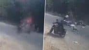 Supaul Accident Caught on Camera: 2 Dead, 3 Others Critically Injured After 2 Bikes Collide in Bihar; Disturbing Video Surfaces