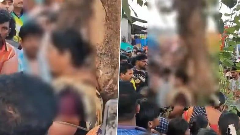 Udupi Shocker: Woman Tied to Tree, Assaulted for ‘Stealing’ Fish in Karnataka; 4 Arrested After Disturbing Video Goes Viral