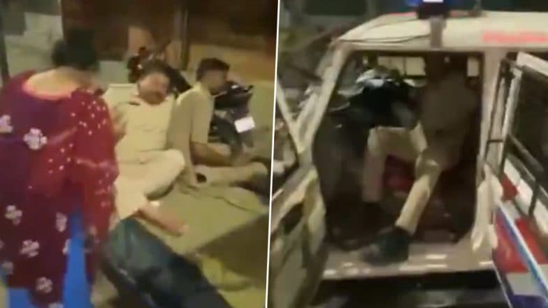 Ahmedabad: Cops Sleep Near PCR Vehicle as Man Stabbed to Death Metres Away in Bapunagar; Probe Ordered After Shocking Video Goes Viral