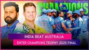 IND vs AUS ICC Champions Trophy 2025 Stat Highlights: Mohammed Shami, Virat Kohli Help India Edge Past Australia in Semi-Final