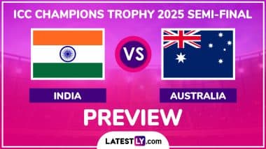 India vs Australia ICC Champions Trophy 2025 Semi-Final Preview: Likely Playing XIs, Key Battles, H2H and More About IND vs AUS CT Cricket Match in Dubai